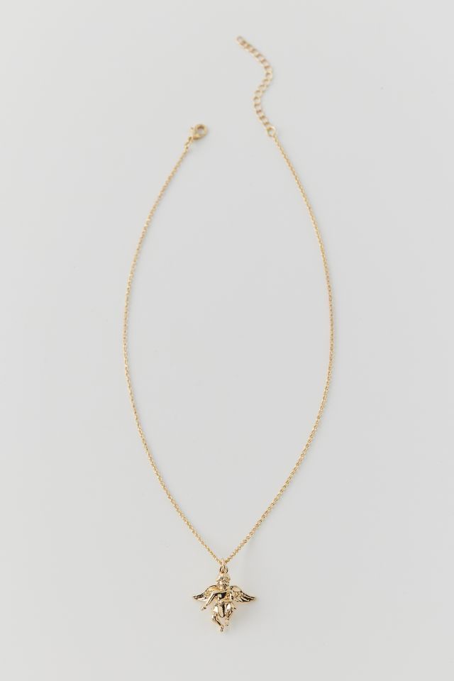 Cherub Charm Necklace | Urban Outfitters