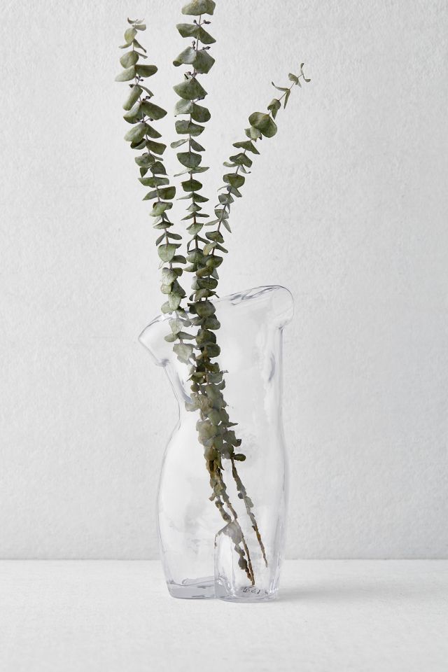 Vase en verre en forme de corps #2