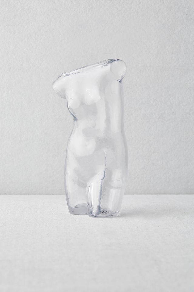 Vase en verre en forme de corps #3