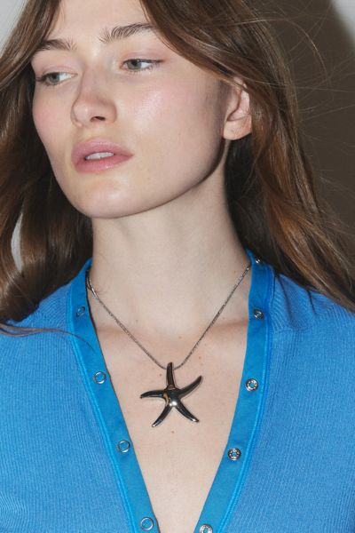 Starfish Charm Necklace | Urban Outfitters