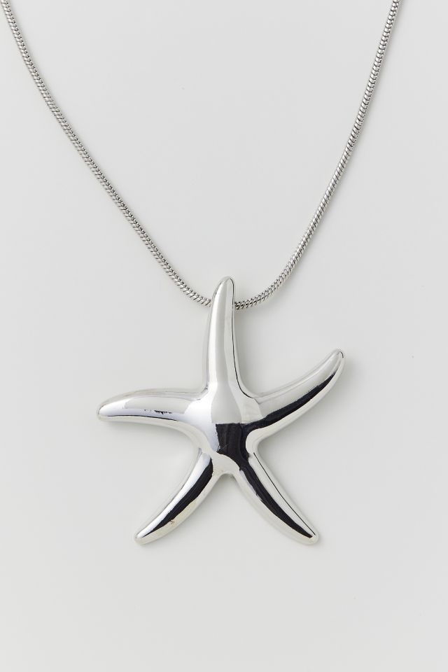 10 Flat Silver Star Charm Pendant by TIJC SP0117