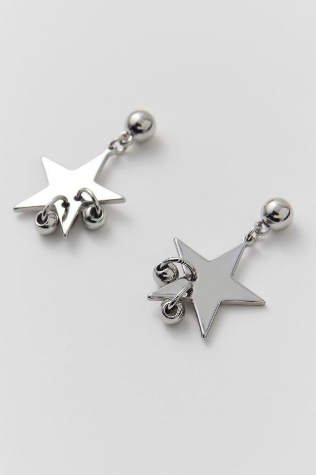 Boucle d'Oreille Étoile Percée #1