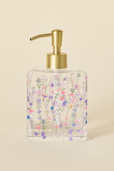 Urban Outfitters Flora Soap Dispenser In Lavender At  In Lavender