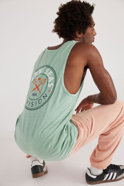 Dark Seas Navigator Tank Top In Frosty Green, Men's At Urban Outfitters
