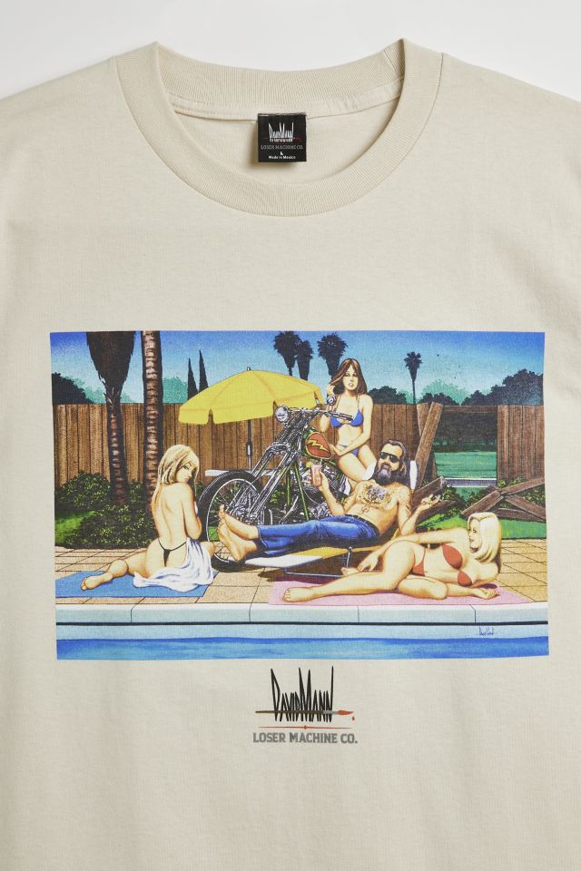 Loser Machine X David Mann Poolside Tee #1