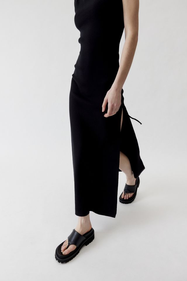 Charles & Keith Padded Lug Platform Thong Sandal