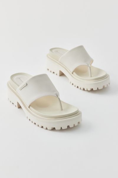 Charles & Keith Padded Lug Platform Thong Sandal