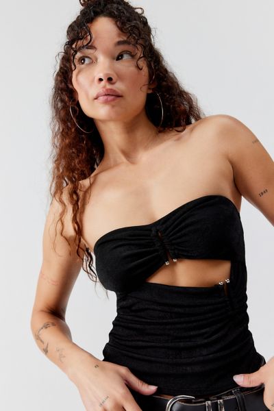 LA Hearts Strapless Tie Back Tube Top