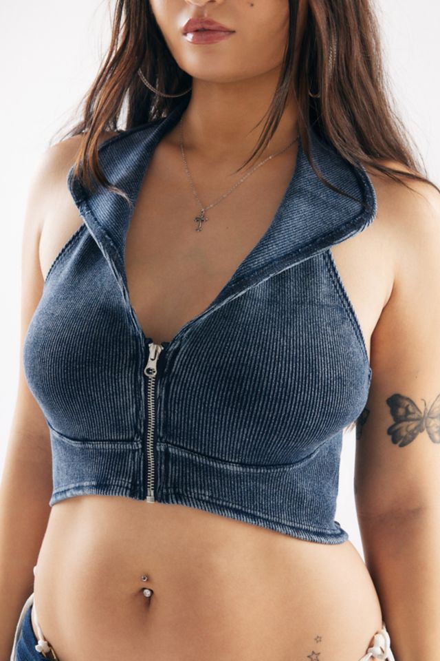Nice Knits By Knorts UO Exclusive Cropped Halter Top #1