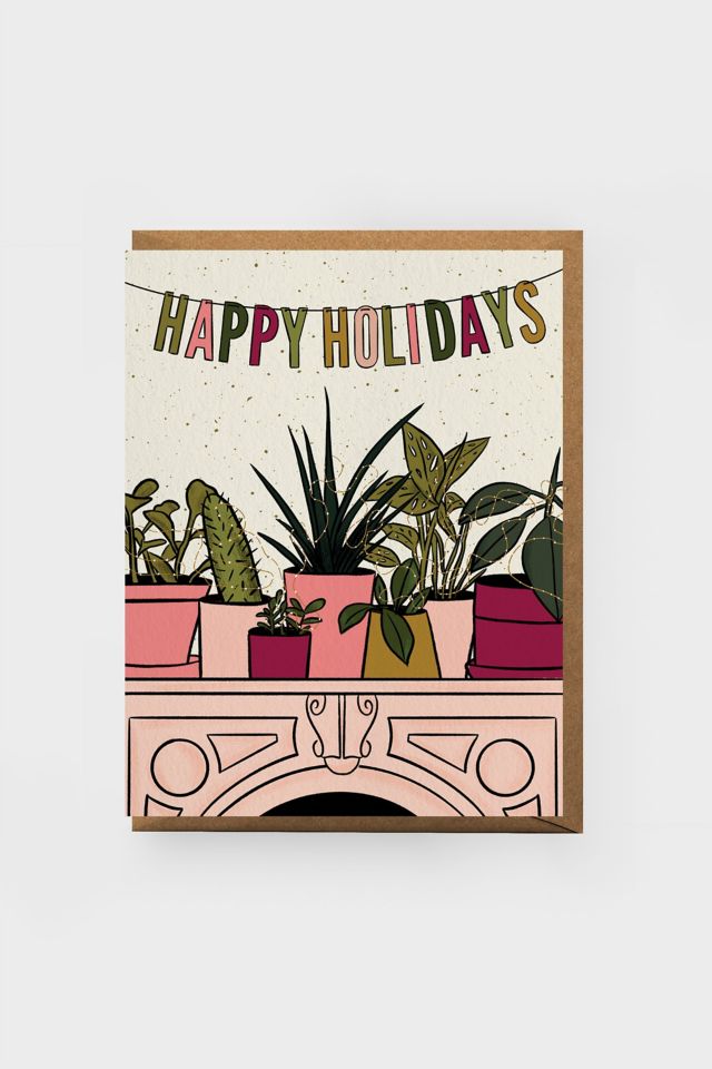 Boss Dotty House Plant Holiday Greeting Card