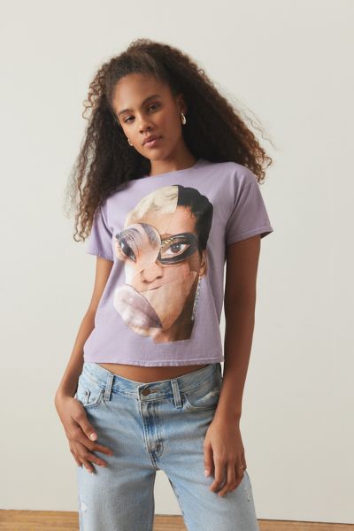 Urban Outfitters Uo Exclusive Dub Baby Tee In Lavender, Women's At