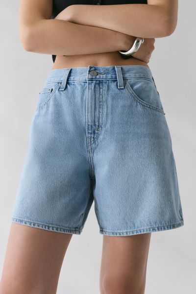 LEVI'S HIGH RISE BAGGY DENIM SHORT IN FAR AND WIDE SHORT, WOMEN'S AT URBAN OUTFITTERS 