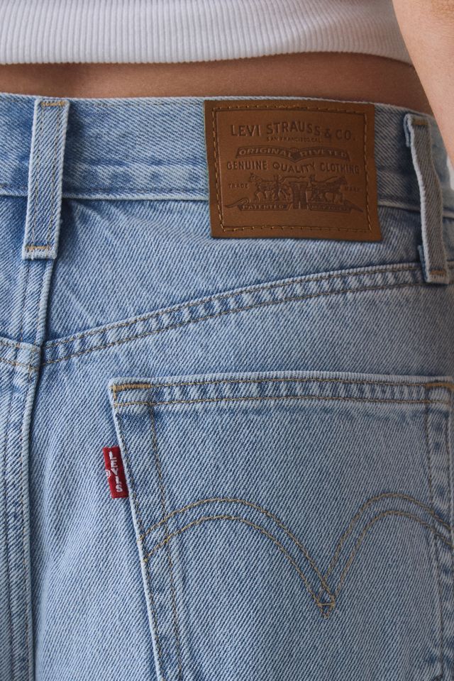 Levi's® High Rise Baggy Denim Shorts #4
