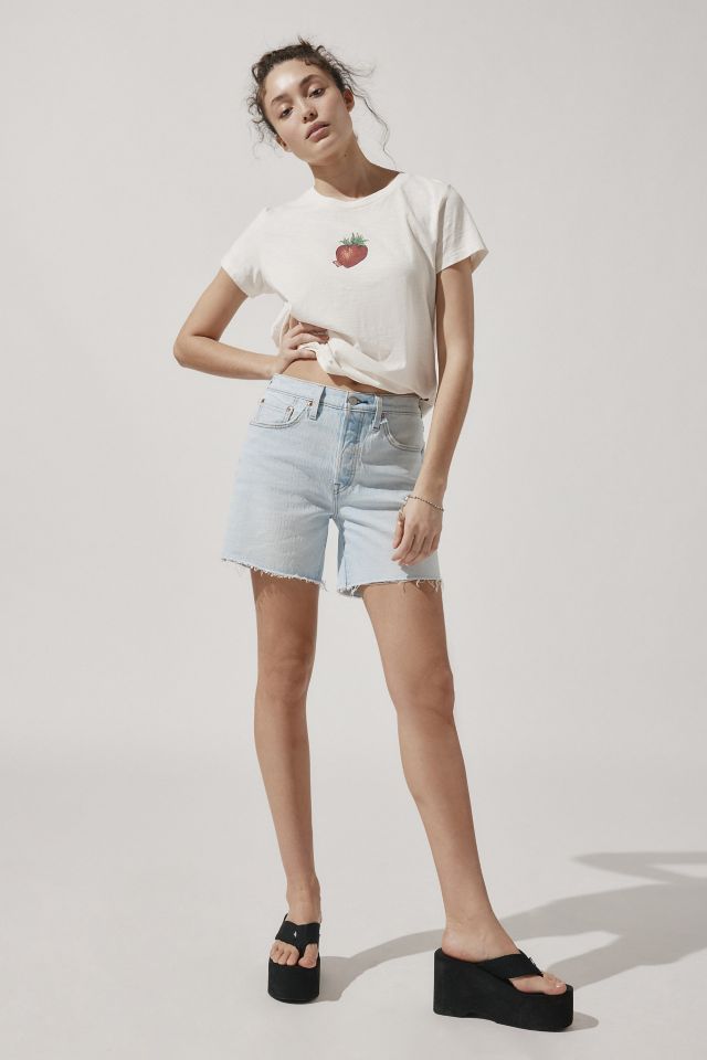 Levi's® Ribcage Bermuda Denim Short #2