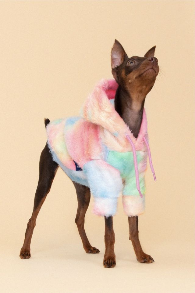 Little Beast Tie Dye Fleece Pet Hoodie Urban Outfitters