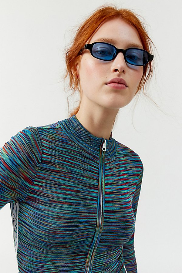 Shop Urban Renewal Vintage Antelope Tinted Sunglasses In Blue, Women's At Urban Outfitters