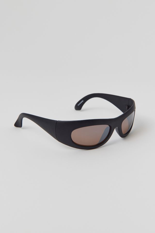 Urban Renewal Vintage Hazard Matte Sunglasses | Urban Outfitters