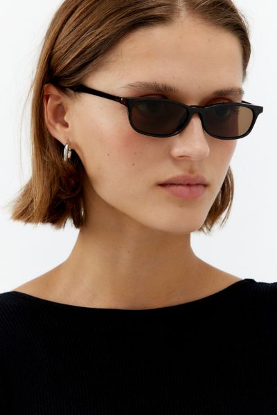 Urban Renewal Vintage Joe's Square Sunglasses In Brown, Women's At Urban Outfitters