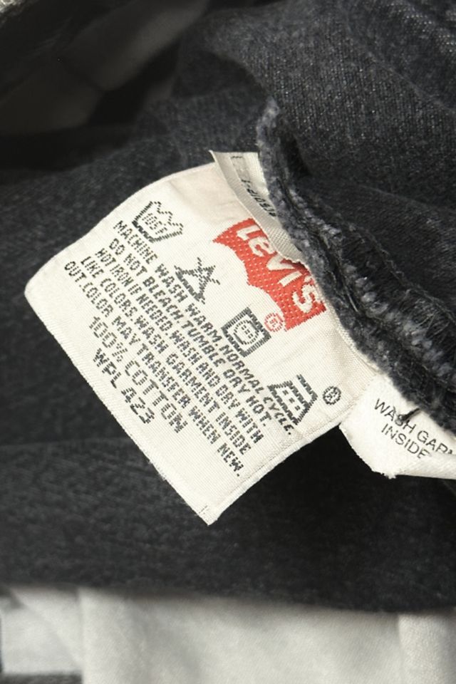 Vintage 1980’s Levi’s® Red Tab Black 501 Denim Jeans #2