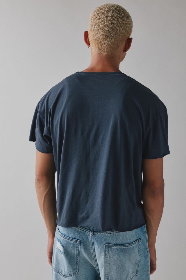 ReMADE By UO Boxy Cropped Raw Cut Tee #1