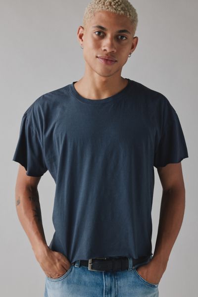 T-shirt court et ample à coupe brute ReMADE par UO