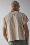 ReMADE By UO Boxy Cropped Raw Cut Tee