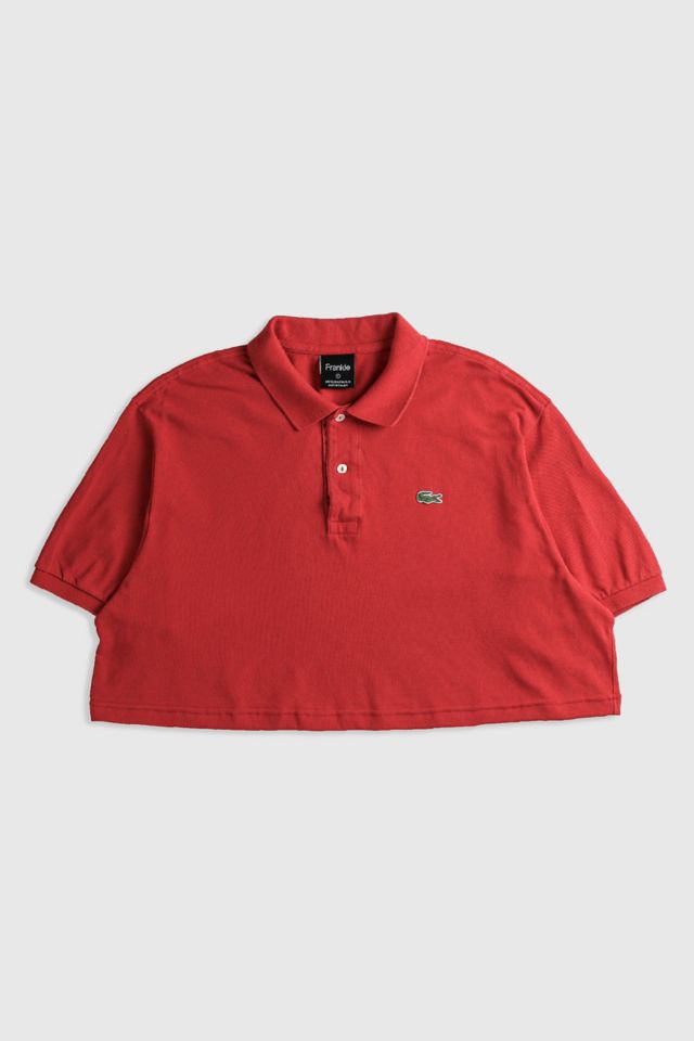 Frankie Collective Rework Lacoste Crop Collared Tee 001 Urban