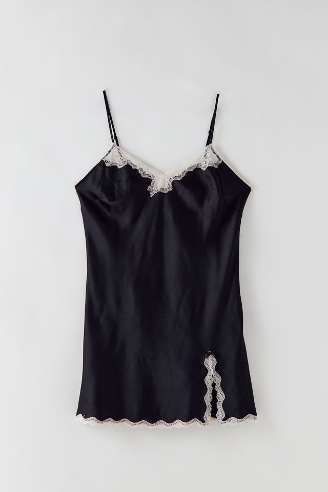 vintage lace slip dress 1990s Sheer Mini Above Knee SlesSic Vintage Lace Nightgown Set