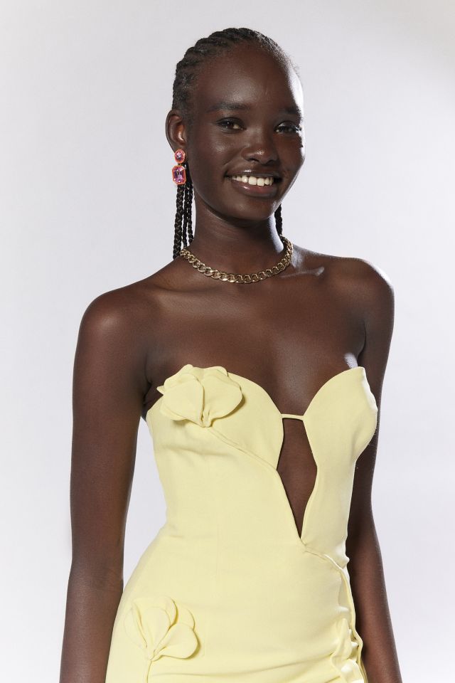 Bardot Eleni 3D Flower Mini Dress #1