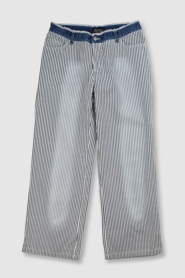 Vintage Y2K No Boundaries Mid Rise Striped Jeans | Urban Outfitters