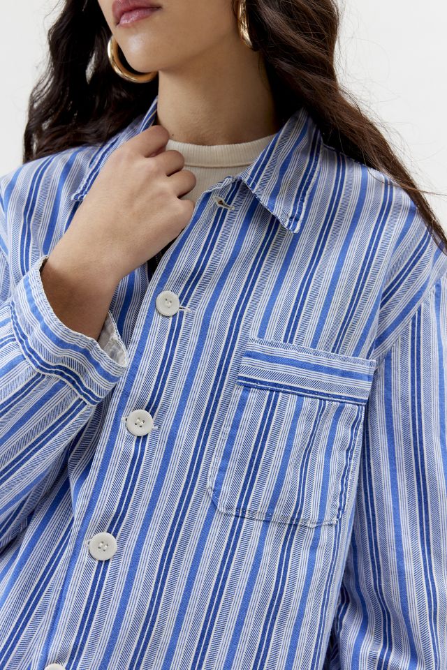 Urban Renewal Vintage Striped PJ Shirt #2