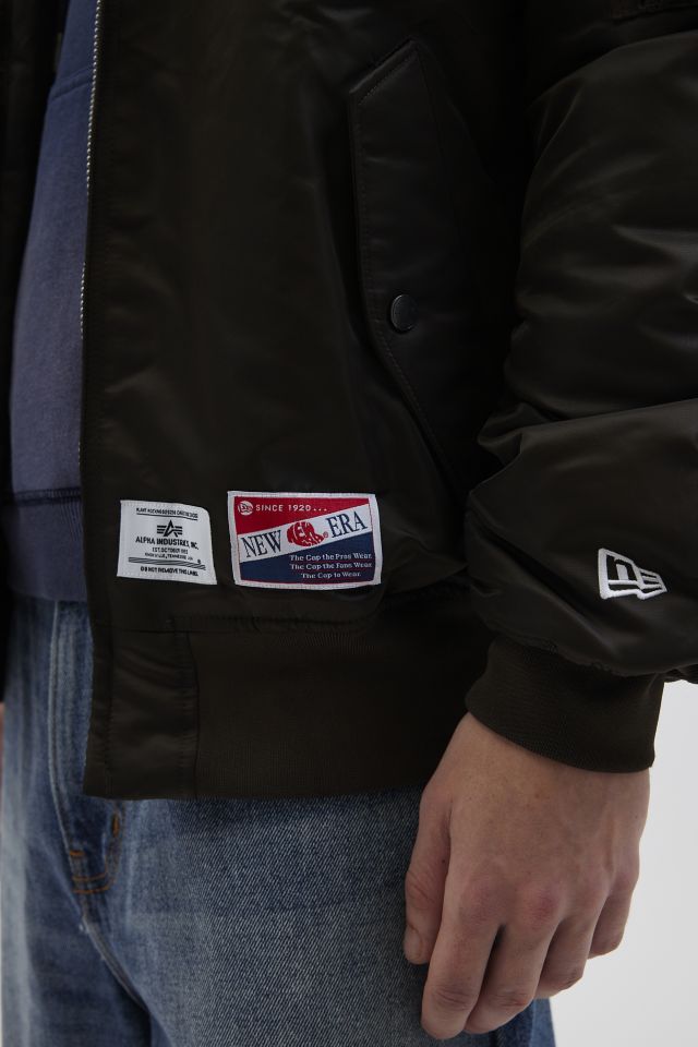 New Era X Alpha Industries New York Yankees Varsity Jacket #4