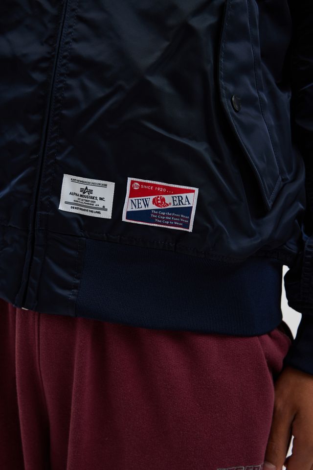 New Era X Alpha Industries MLB Houston Astros Varsity Jacket #3