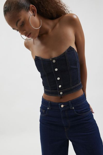 Abrand Zendaya Denim Top