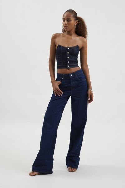 Abrand Zendaya Denim Top