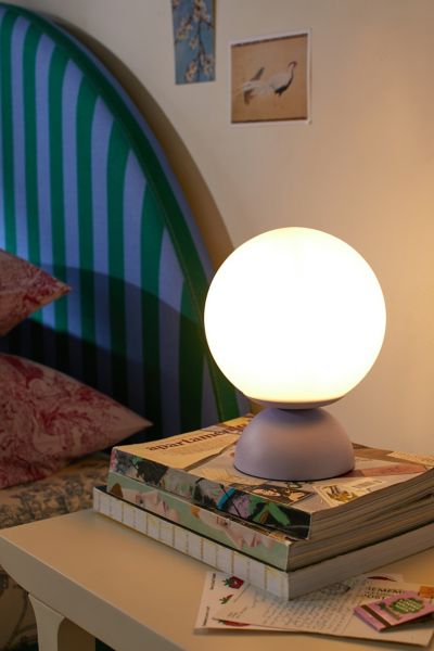 Shop Urban Outfitters Globe Table Lamp In Lavender At