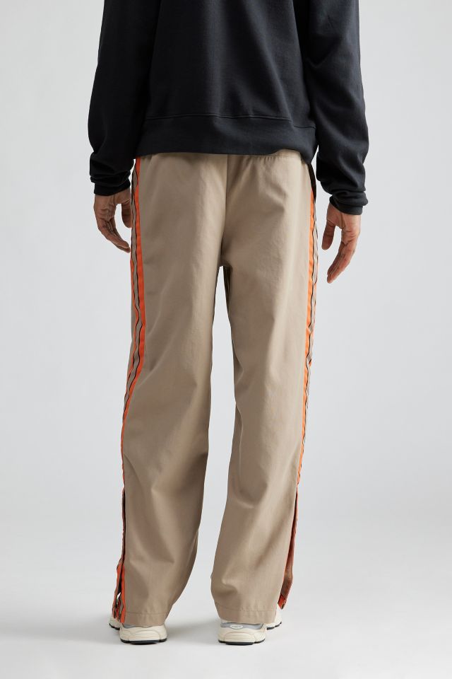 Stripe Baggy Track Pants in Black - Usolo Outfitters