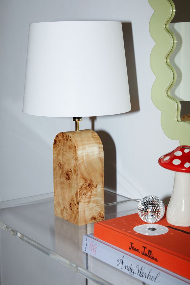 Burl Wood Table Lamp #1