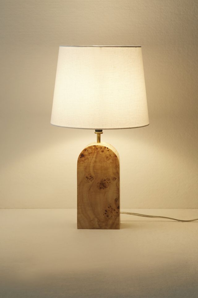 Burl Wood Table Lamp #3