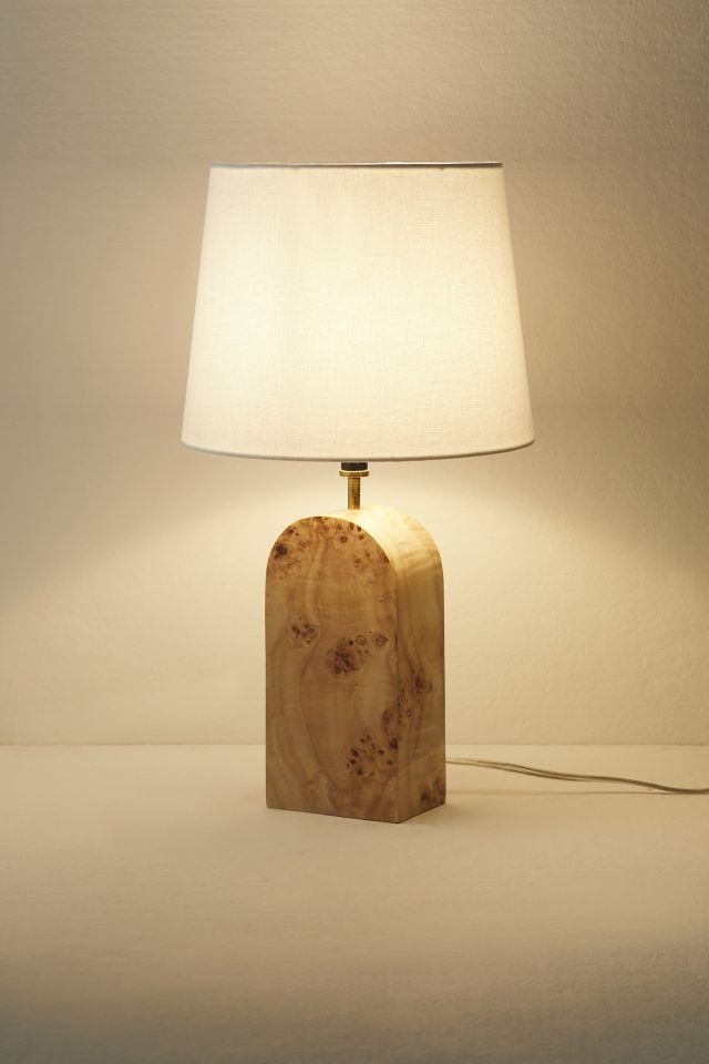 Burl Wood Table Lamp #4