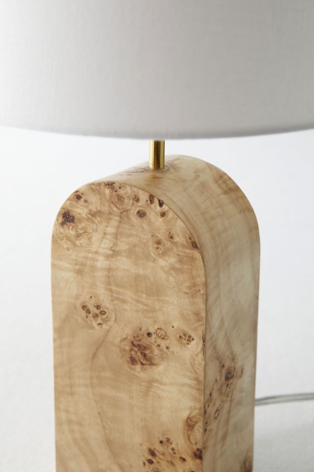 Burl Wood Table Lamp #5