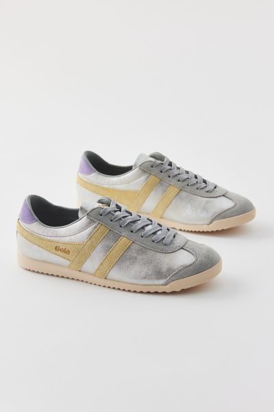 Gola Bullet Blaze Sneaker In Silver/lemon/lavender, Women's At Urban Outfitters In Black