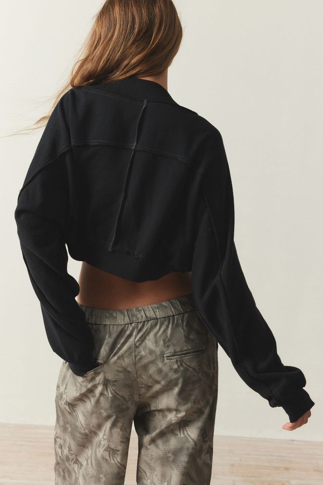 Out From Under Gigi Seamed Shrug Top #3