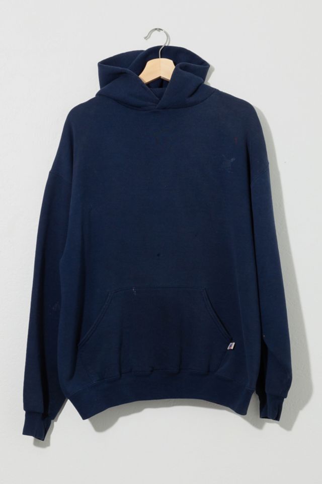 Navy blue online hoodie