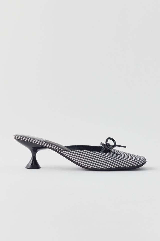 Jeffrey Campbell Ensue Gingham Heeled Mule #1