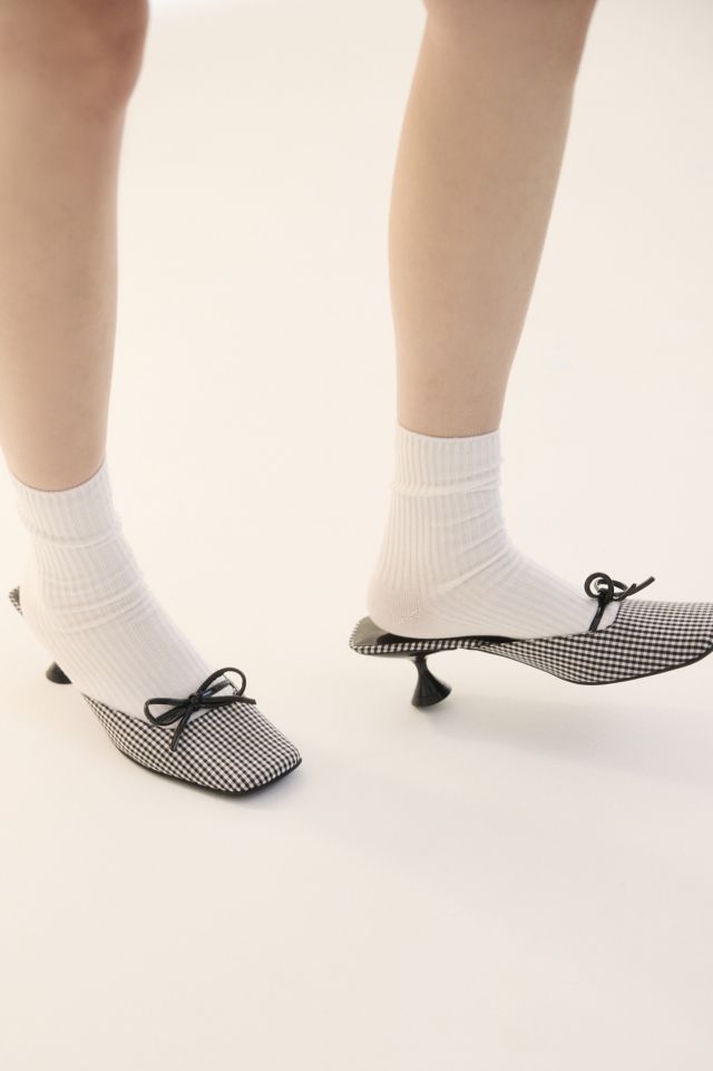 Jeffrey Campbell Ensue Gingham Heeled Mule #2