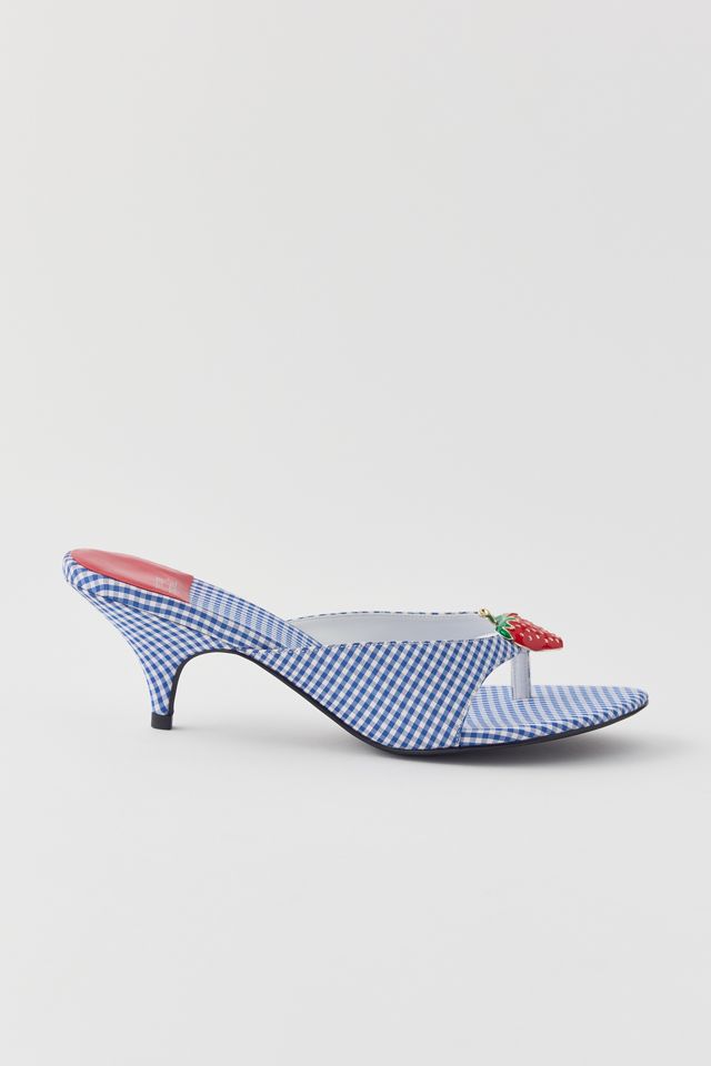 Jeffrey Campbell Shortcake Gingham Kitten Heel #1