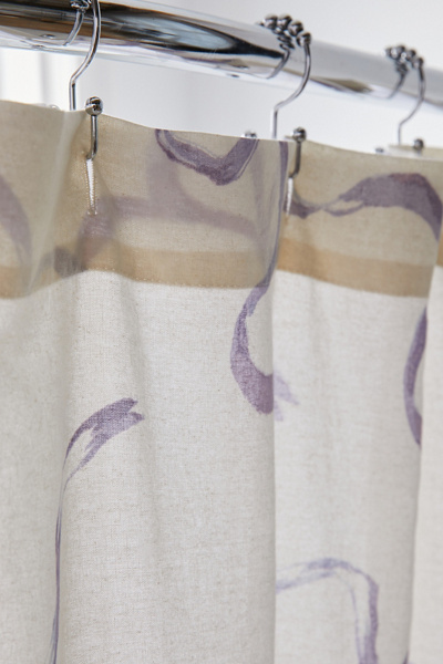 Printed Bows Shower Curtain - Thumbnail 3