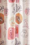 Roan Ponies Patterned Shower Curtain