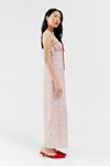 knee length dresses for ladies Baltic Born Womens Katherine Maxi Dress | Cream + Rust Floral main image 1